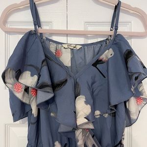 Flower Highlow Dress